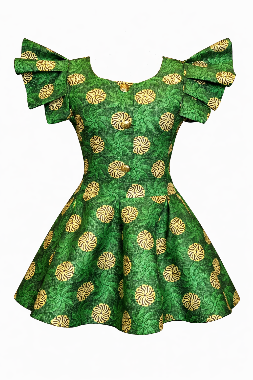 Emerald Bloom Dress
