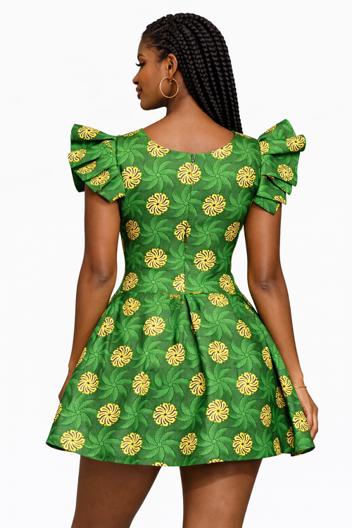 Emerald Bloom Dress
