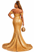 Golden Goddess Mermaid Gown